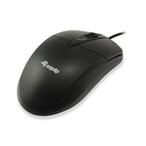 MOUSE EQUIP LIFE 3 BOTONES OPTICO USB NEGRO 1000DPI