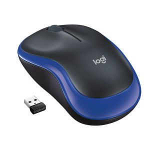 RATON LOGITECH M185 OPTICO 1000DPI INALAMBRICO NEGRO/AZUL