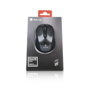 RATON NGS HAZE OPTICO 1600DPI INALAMBRICO GRIS