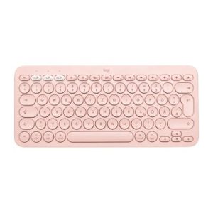 TECLADO LOGITECH K380  PARA MAC BLUETOOTH PARA TRES DISPOSITIVOS COLOR ROSA P/N:920-010400