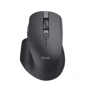 MOUSE TRUST WIRELESS Y BLUETOOTH OZAA+ 24820 NEGRO MULTIDESPOSITIVO RECARGABLE- SENSOR OPTICO - 6 BOTONES - 800/1600/3200DPI - RECEPTOR USB-A/USB-C