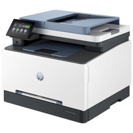 Multifunción Láser Color HP Laserjet Pro MFP 3302FDW WiFi/ Fax/ Dúplex/ ADF/ Blanca y Azul - Imagen 2