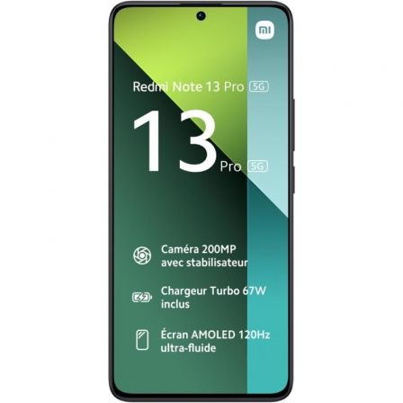 XIAOMI Redmi Note 13 PRO 5G 6,67" 256GB 8GB Black - Imagen 2
