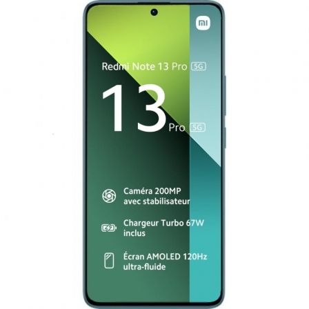 Xiaomi Redmi Note 13 Pro NFC 8GB/ 256GB/ 6.67"/ 5G/ Verde Azulado - Imagen 3