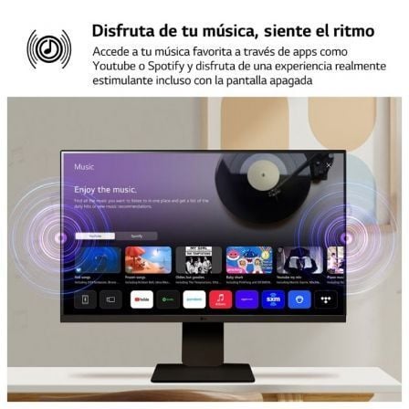 Smart Monitor LG MyView 32SR50F-B 31.5"/ Full HD/ Multimedia/ Smart TV/ Negro - Imagen 4