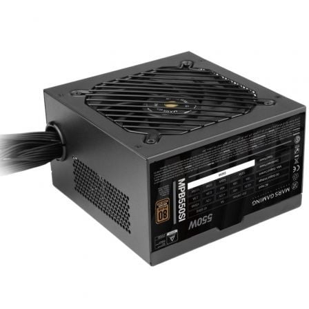 Mars Gaming MPB550SI/ 550W/ Ventilador 12cm/ 80 Plus Bronze - Imagen 3