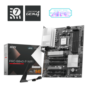 MSI PRO B840-P WIFI PCI-E 16x Gen4, M.2 Gen4