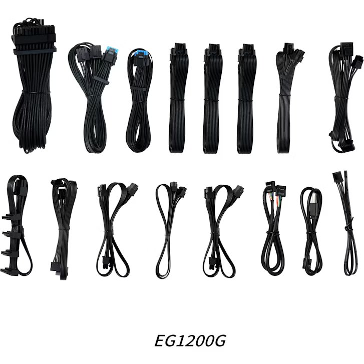 ATX LIAN LI EDGE GOLD 1200W BLACK+HU