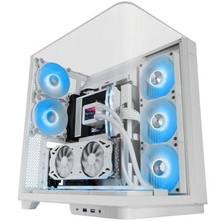 Caja Gaming Torre Mars Gaming MC-INFINIO/ Blanca - Imagen 2
