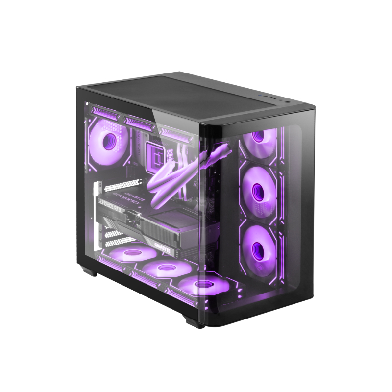 Caja SemiTorre ATX MC-FUSION ARGB NEGRO MARS GAMING