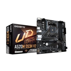 GIGABYTE A520M DS3H V2 AMD AM4 4DDR4 HDMI PCIE3.0 4SATA3 USB3.2 MATX