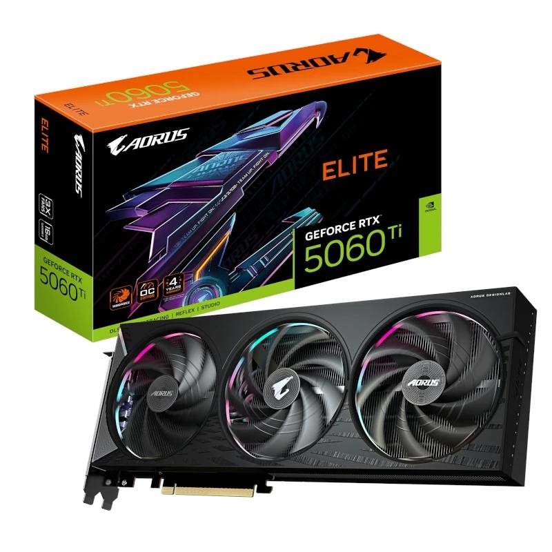 Gigabyte NVIDIA RTX 5060 TI AORUS E 16GB DDR7