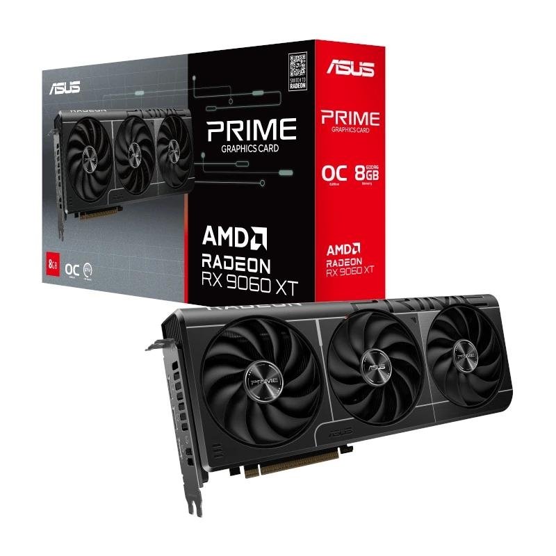ASUS AMD PRIME RX 9060XT O8G 8GB DDR6