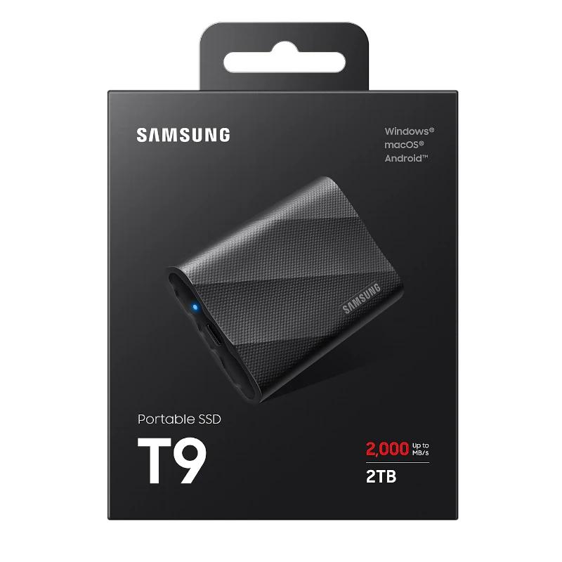 Samsung T9 SSD Externo 2TB USB 3.2 Gen 2x2 Black - Imagen 4