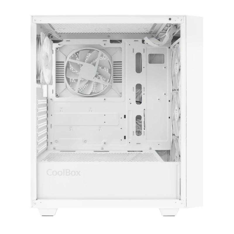 Coolbox Caja Gaming ATX GA300 GRIDLINE White - Imagen 4