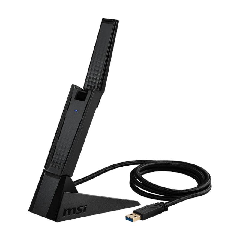 MSI GUAXE54 AXE5400 WiFi6E USB Adapter - Imagen 3