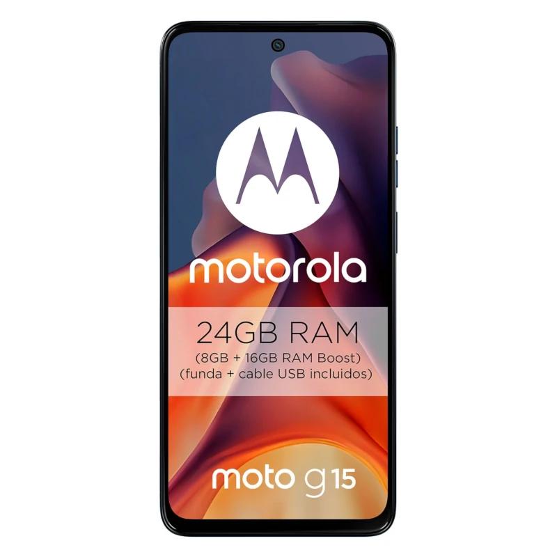Motorola Moto G15 4G 6.7" 8Gb 512Gb Navy Peony - Imagen 3