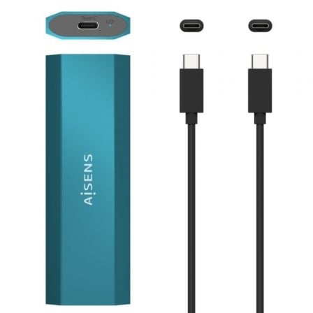Caja Externa para Disco SSD M.2 SATA/NVMe Aisens ASM2-019BLU/ USB 3.1/ Sin tornillos - Imagen 4