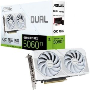 Asus Dual GeForce RTX 5060 Ti OC White Edition/ 8GB GDDR7