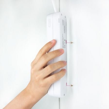 Nanocable Regleta 3 Tomas Interruptor Blanco - Imagen 4