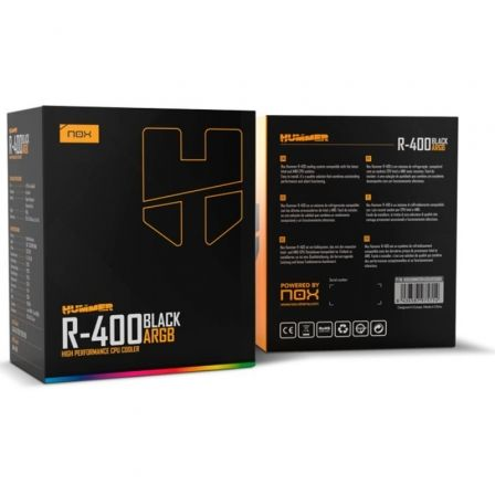 NOX HUMMER R-400 ARGB Negro - Imagen 4