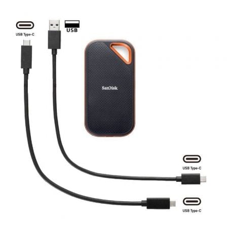 Disco Externo SSD SanDisk Extreme PRO Portable V2 4TB/ USB 3.2 Gen 2 - Imagen 3