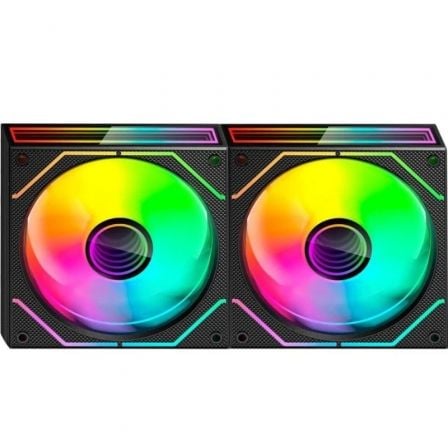 Pack 2 Ventiladores Mars Gaming MF-3DPROX2/ 12cm/ ARGB - Imagen 2