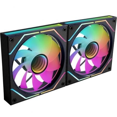 Pack 2 Ventiladores Mars Gaming MF-3DPROX2R/ 12cm/ ARGB - Imagen 2