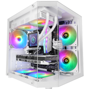 CAJA MINITORRE ATX MC-3TLITE BLANCO MARS GAMING