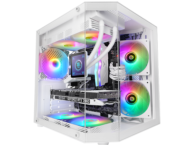 CAJA MINITORRE ATX MC-3TLITE BLANCO MARS GAMING