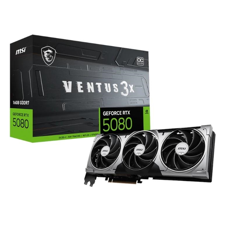 MSI NVIDIA RTX 5080 16G VENTUS 3X OC DDR7