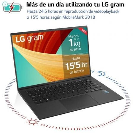 LG Gram 14Z90R-Q.AP75B Intel Core i7-1370P/ 32GB/ 512GB SSD/ 14"/ Win11 Pro - Imagen 3