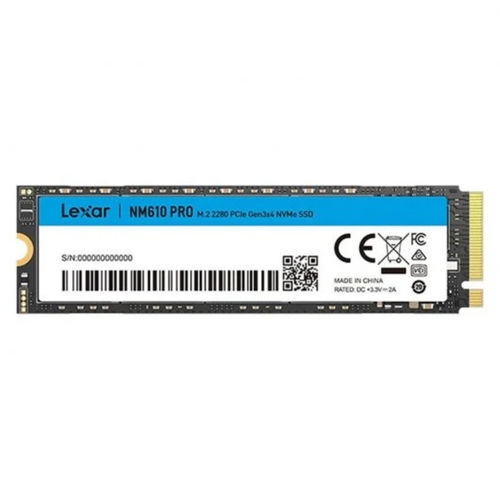 SSD LEXAR M.2 500GB 4PCIE3.0 NM610 PRO