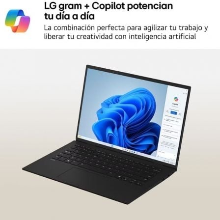 LG Gram 14Z90T-G.AD88B Intel Core Ultra 7-255H/ 32GB/ 1TB SSD/ 14"/ Win11 - Imagen 2