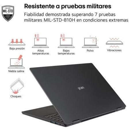 LG Gram 14Z90T-G.AD88B Intel Core Ultra 7-255H/ 32GB/ 1TB SSD/ 14"/ Win11 - Imagen 3