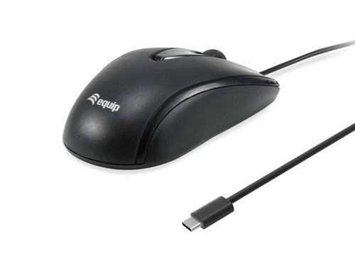 MOUSE EQUIP USB-C 245116 COMPACTO COLOR NEGRO - Imagen 4