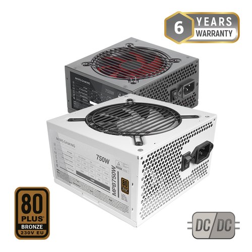 750W 80+ BLANCO MARS GAMING - Imagen 3