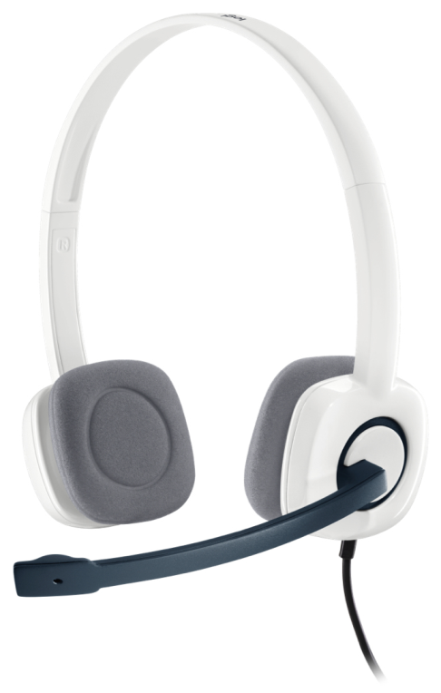 Headset Logitech H150 COCONUT CONEXION JACK P/N:981-000350 - Imagen 2