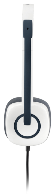 Headset Logitech H150 COCONUT CONEXION JACK P/N:981-000350 - Imagen 3