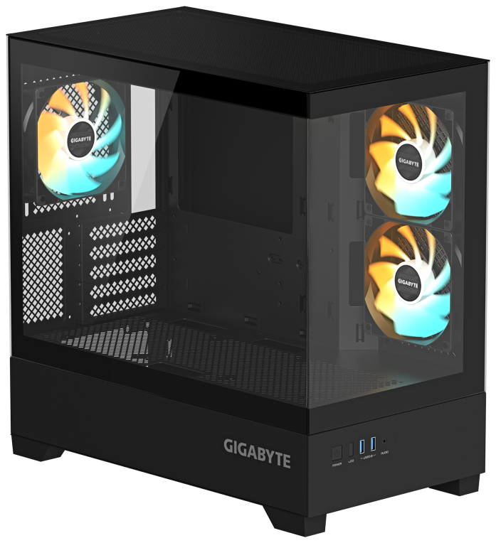 GIGABYTE AORUS CAJA SEMITORRE C201 PANORAMIC BLACK - Imagen 2