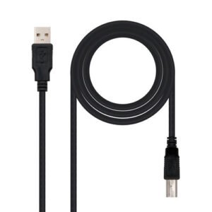 Cable USB Nano Cable USB 2.0 A/M - USB 2.0 B/M 1.8M Negro Impresora