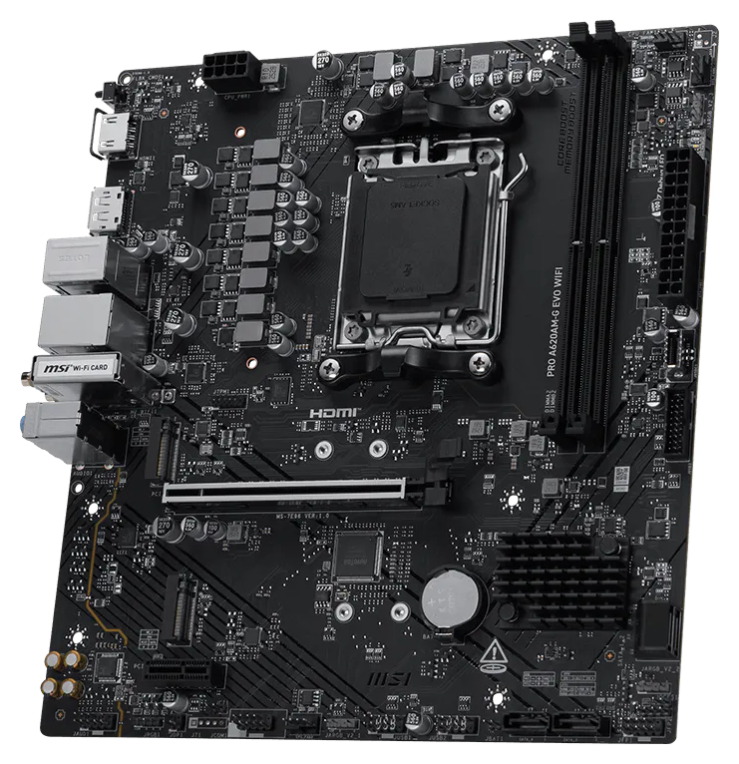 MSI Placa Base PRO A620AM-G EVO WIFI DDR5 mATX - Imagen 4
