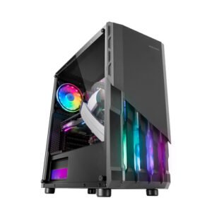 MARS GAMING  CAJA MC-X2 ATX METAL FRONT BLACK