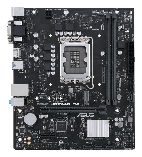 Base Asus Prime H610M-R D4 Socket 1700/ Micro ATX/ Bulk