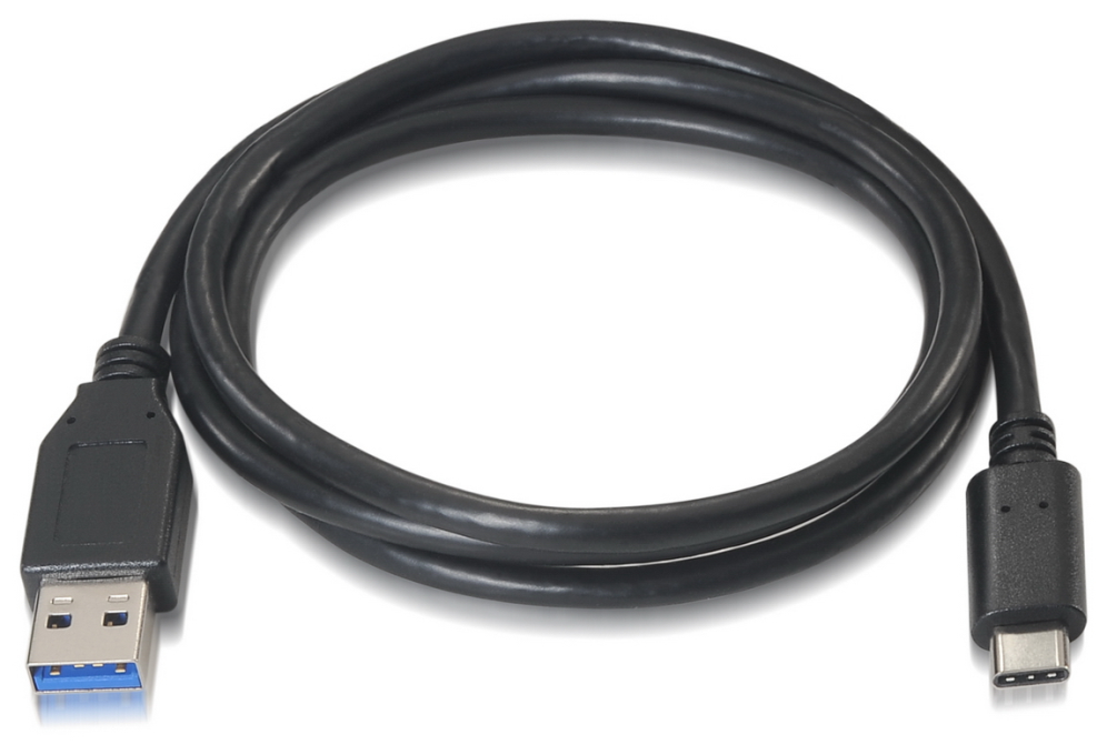 Cable USB 3.2 Aisens A107-0060/ USB Tipo-C Macho - USB Macho/ 1m/ Negro - Imagen 2