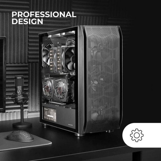 MARS GAMING CAJA MC-PRO2 E-ATX XL BLACK - Imagen 3