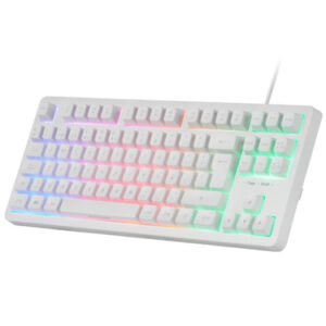 Mars Gaming Teclado MK023 TKL FRGB Blanco