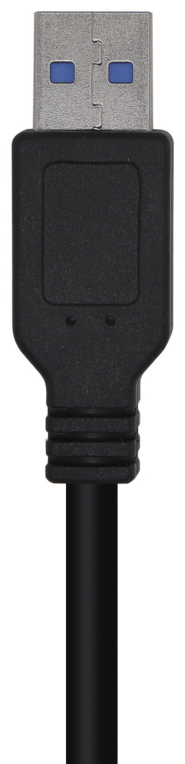 Cable USB 3.0 Aisens A105-0447/ USB Macho - USB Macho/ 2m/ Negro - Imagen 3