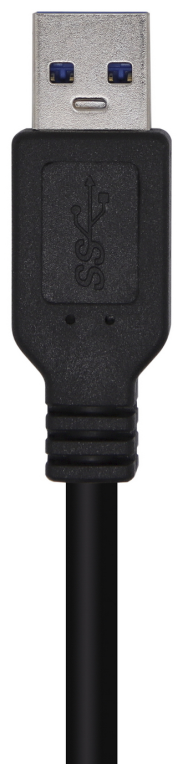 Cable USB 3.0 Aisens A105-0448/ USB Macho - USB Macho/ 3m/ Negro - Imagen 2