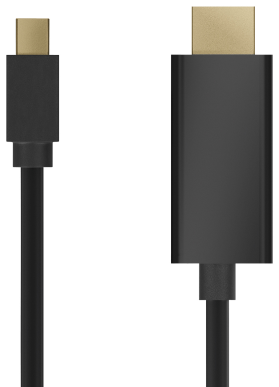 Cable Mini Displayport Macho - HDMI Macho/ 3m/ Negro - Aisens A125-0458 - Imagen 2